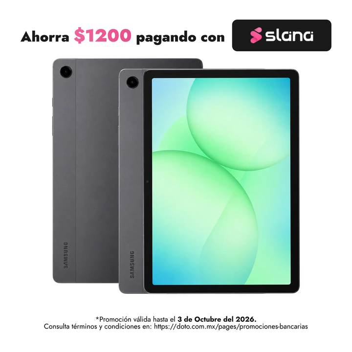 Combo 2 Samsung Galaxy Tab A11 X133 8.7" – 4GB RAM, 64GB Wi-Fi, Gris (2 Piezas)