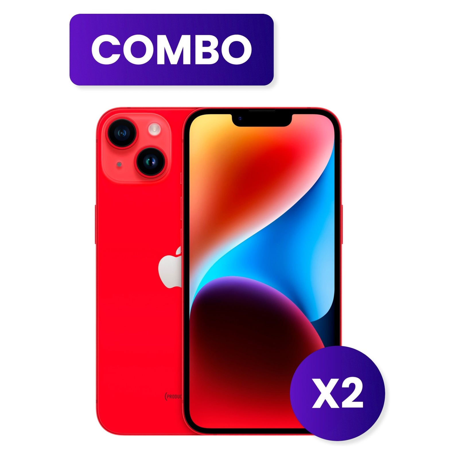 Combo 2 Apple iPhone 14 Reacondicionado