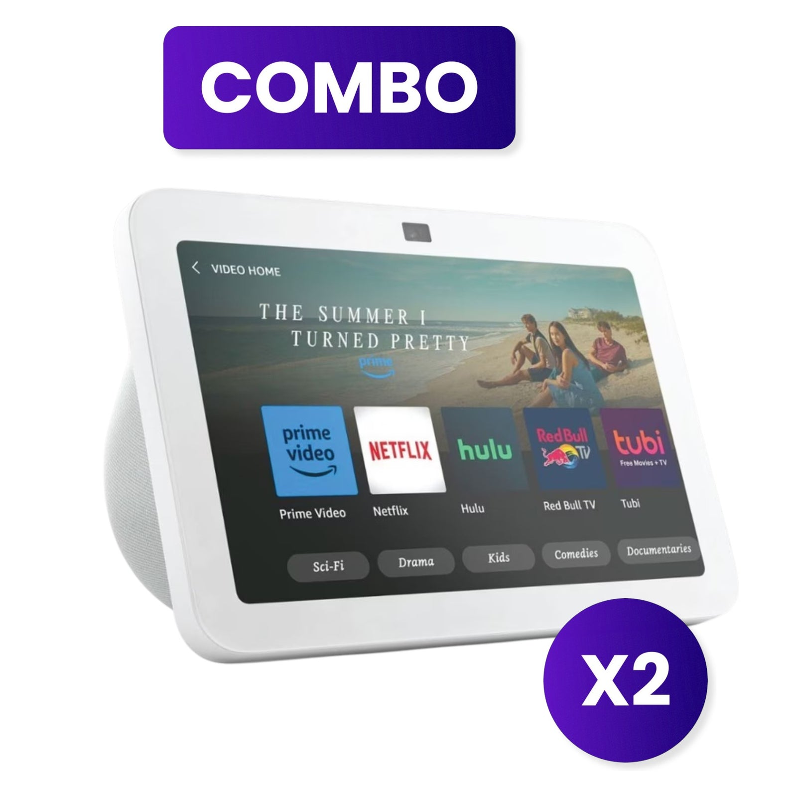 Combo Amazon Echo Show 8 3a gen (2023) 2pz