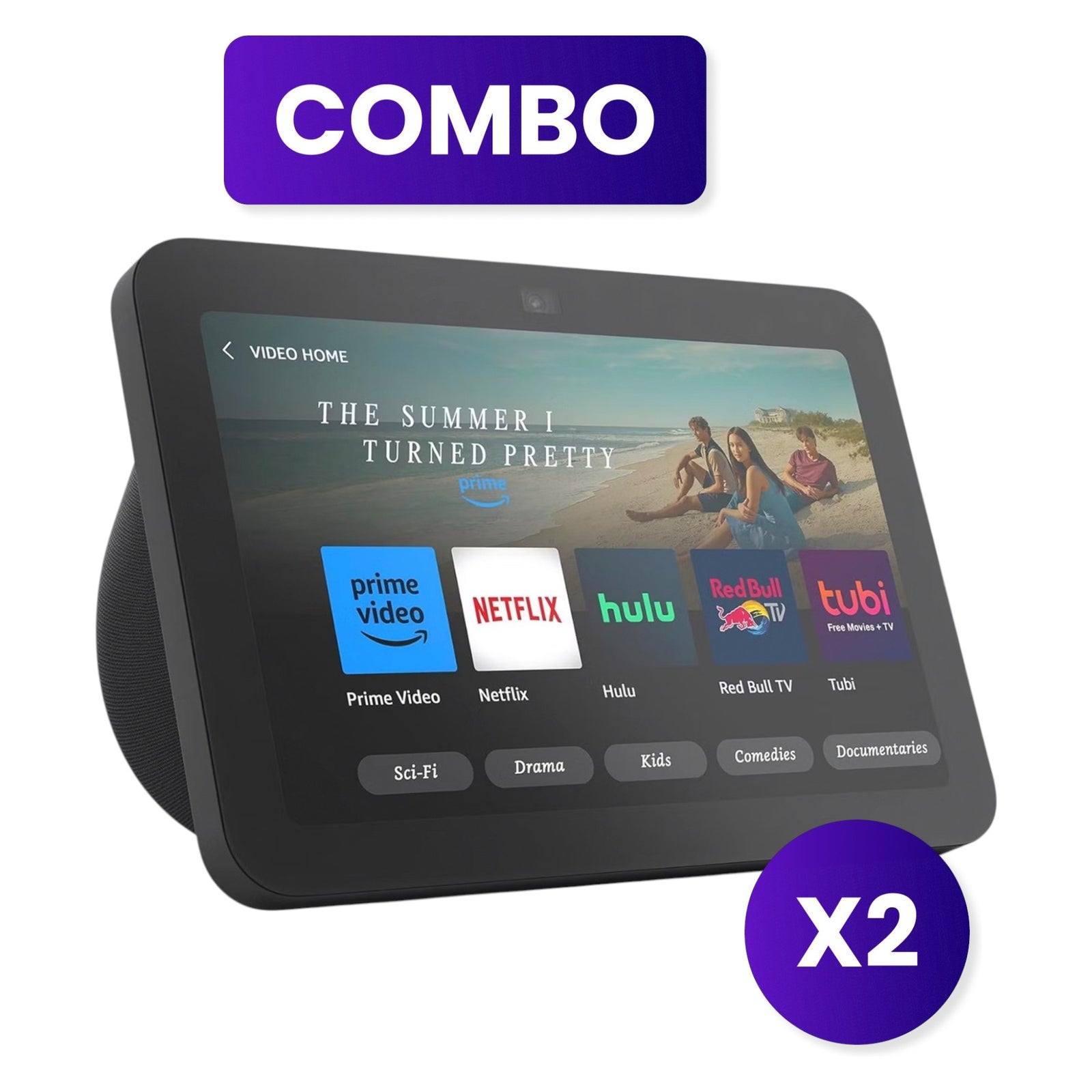 Combo Amazon Echo Show 8 3a gen (2023) 2pz