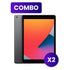 Combo Apple iPad 10.2" 64GB 9a Gen 2021 Reacondicionado 2pz