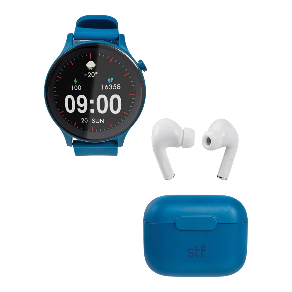 STF Smartwatch Kronos Sound TWS + Audifonos