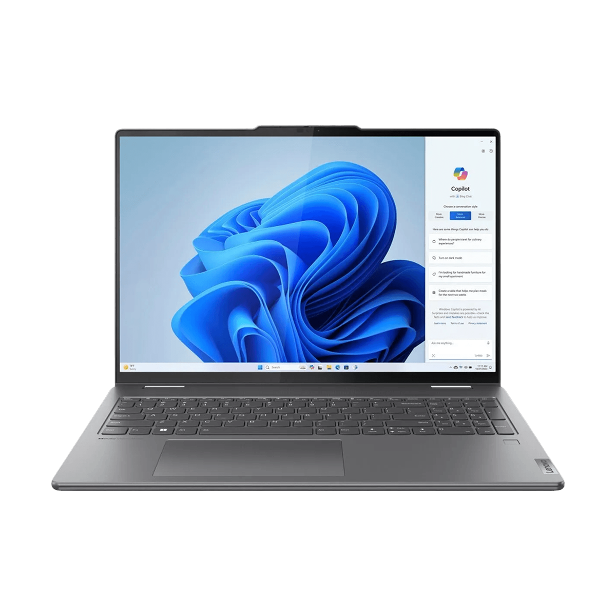 Lenovo Yoga 7i 2 EN 116" 2K Core Ultra 7 1TB SSD 16GB W11 Gris