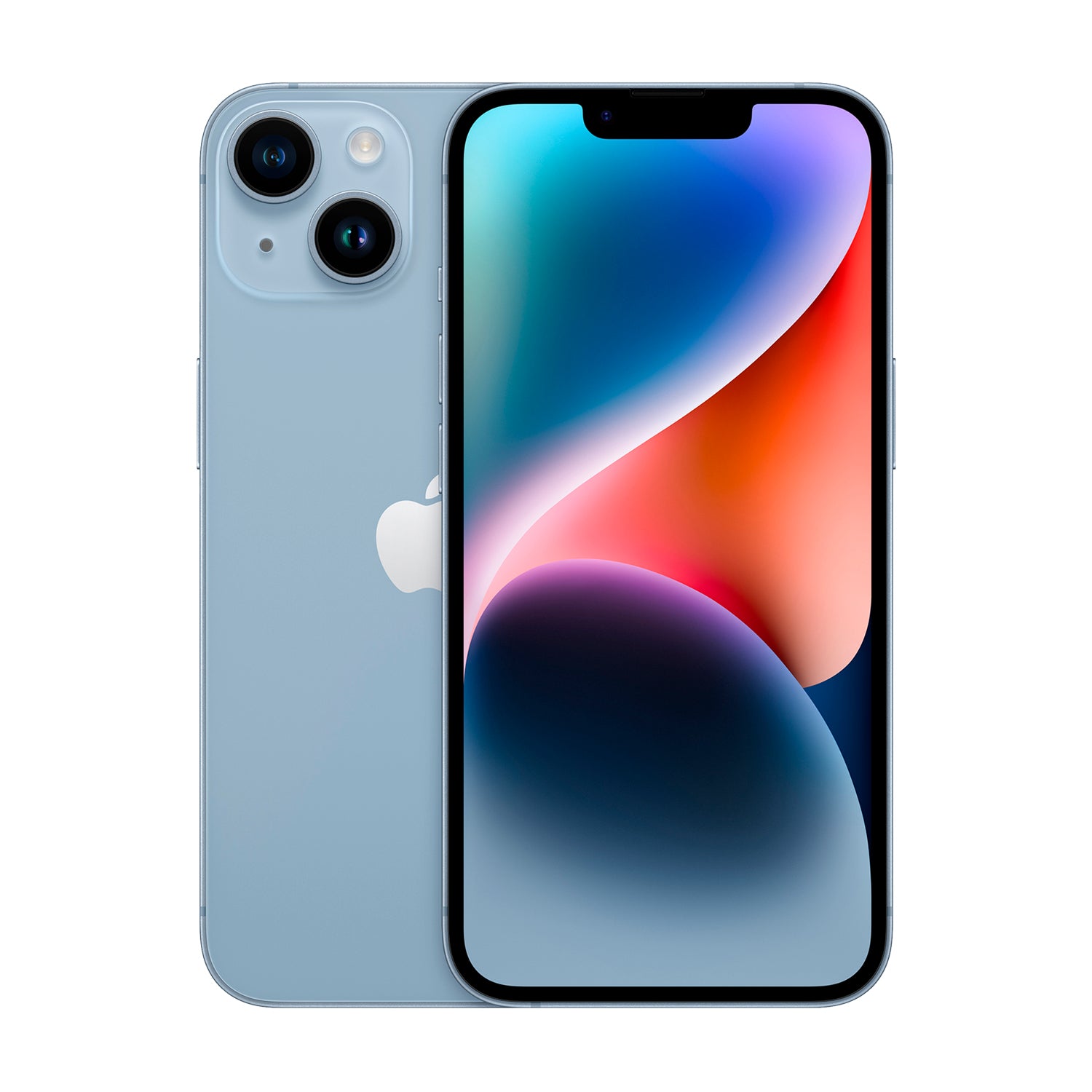 Apple iPhone 15 Plus 256GB vista frontal y trasera