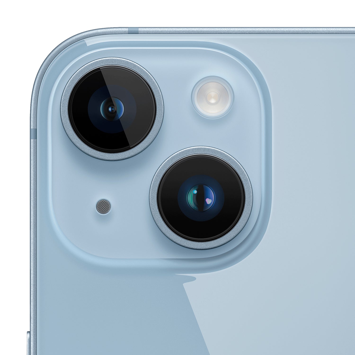 Apple iPhone 15 Plus vista lateral con diseño delgado
