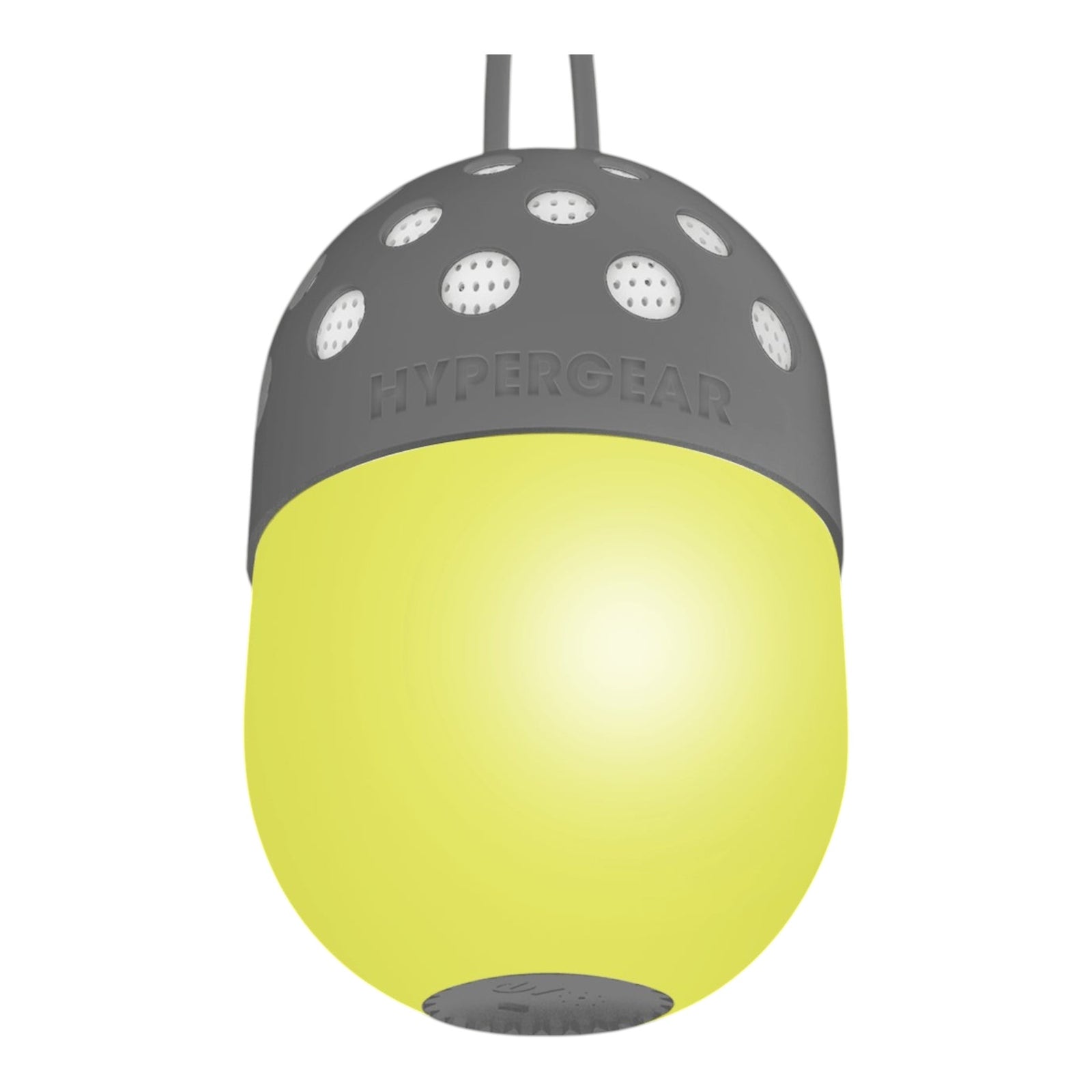 Altavoz Bluetooth portátil doto.com.mx Hypergear con luz LED amarilla brillante y modos de cambio de color