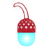 Altavoz Bluetooth portátil doto.com.mx Hypergear Go-Glo con luz LED azul brillante y correa de transporte roja