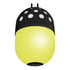 Altavoz Bluetooth portátil doto.com.mx Hypergear con luz LED amarilla brillante y diseño de domo negro