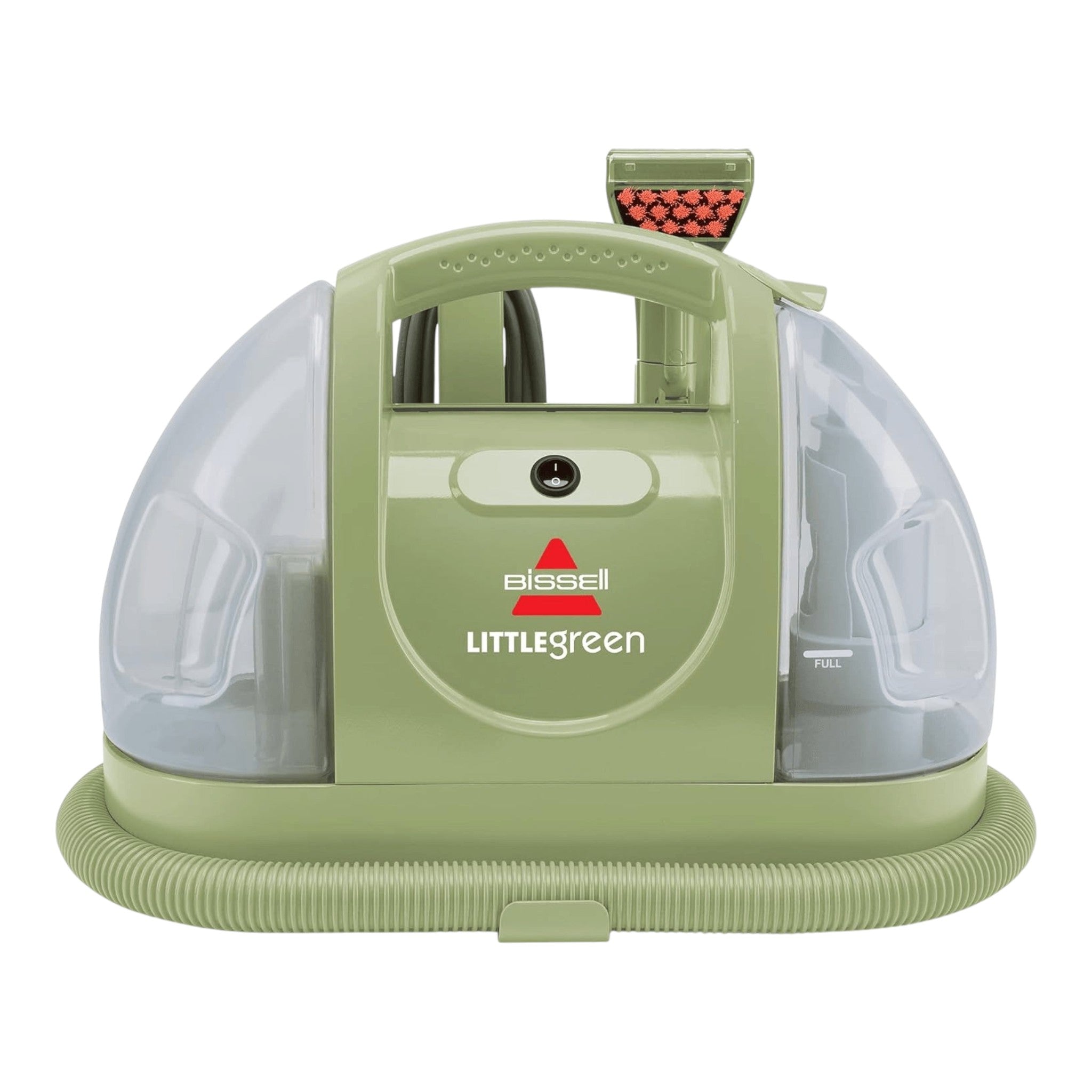 Aspiradora portatil Bissell Little Green de doto.com.mx en color verde para limpieza de tapizados y alfombras