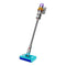 Aspiradora inalámbrica Dyson V15s Detect Submarine Absolute de doto.com.mx con cabezal de fregado y diseño moderno.