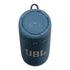 Bocina JBL Grip color azul de doto.com.mx con botones de control superiores y diseño portátil resistente