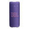 Bocina JBL Grip color morado con textura de malla y botones de control en la parte superior, disponible en doto.com.mx