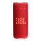 Bocina JBL Grip color rojo con diseño cilíndrico y controles integrados, disponible en doto.com.mx