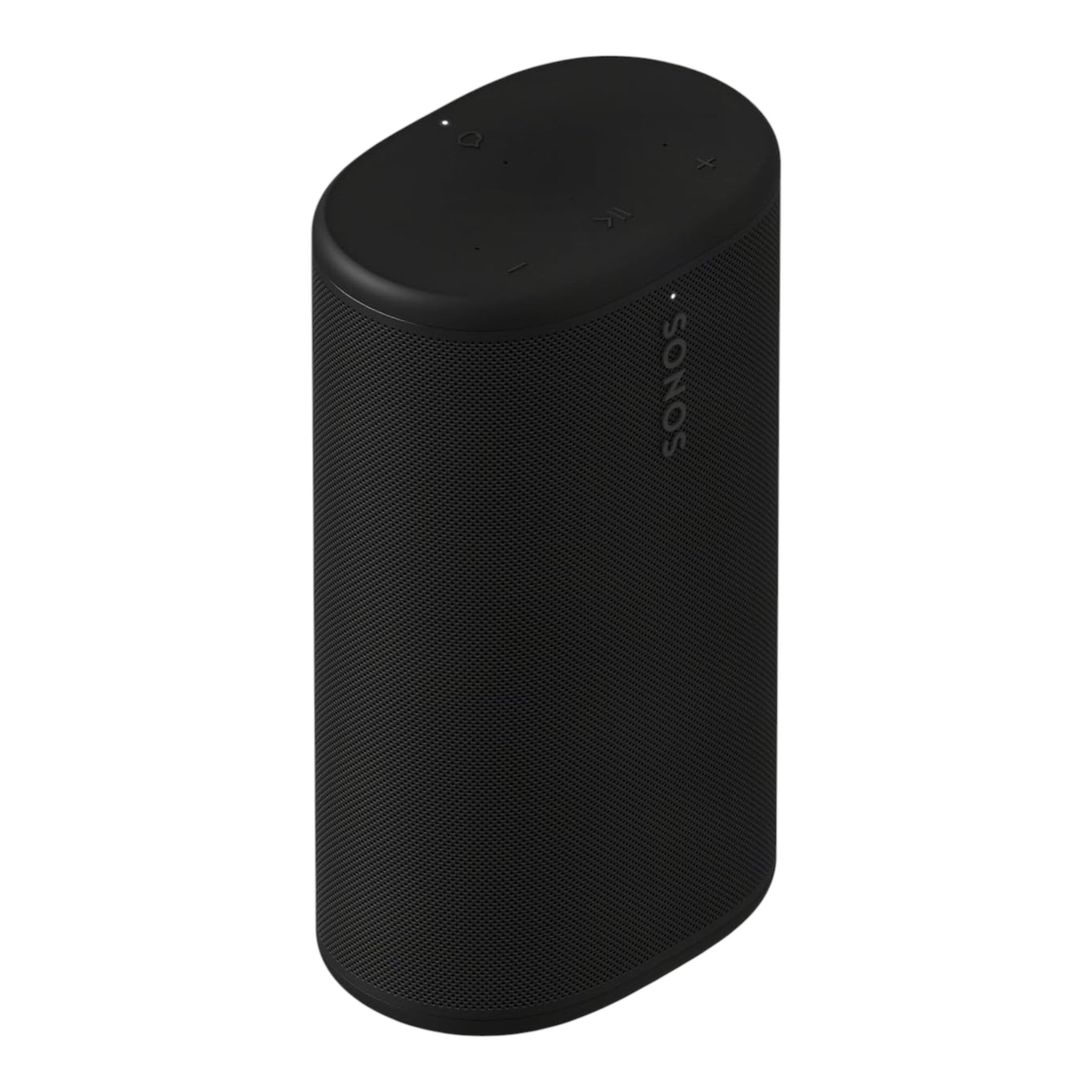 Bocina Sonos Play de color negro con diseño moderno y controles táctiles superiores de doto.com.mx