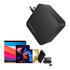 Cargador de pared doto.com.mx Hypergear 65W USB-C negro con puntas plegables para laptops, tablets y smartphones