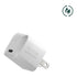 Cargador de pared compacto doto.com.mx Native Union de 30W con tecnología GaN en color blanco y diseño sostenible