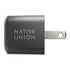 Cargador de pared NATIVE UNION de 30W color negro con tecnología GaN, disponible en doto.com.mx