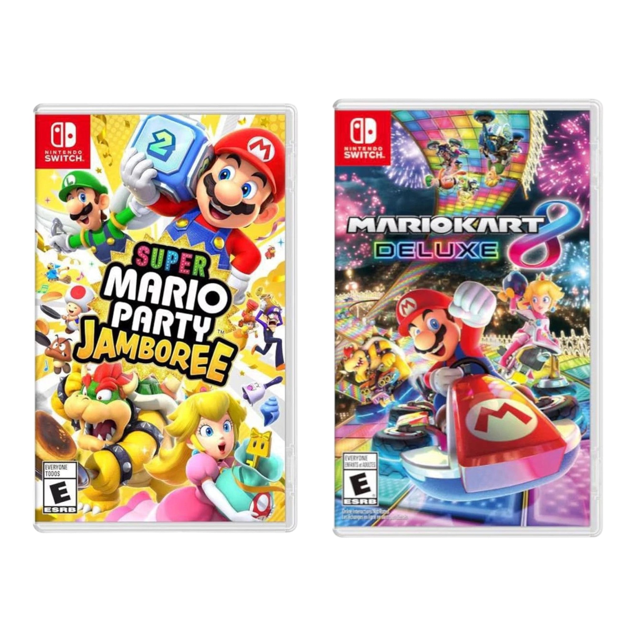 Combo de videojuegos doto.com.mx con Super Mario Party Jamboree y Mario Kart 8 Deluxe para Nintendo Switch