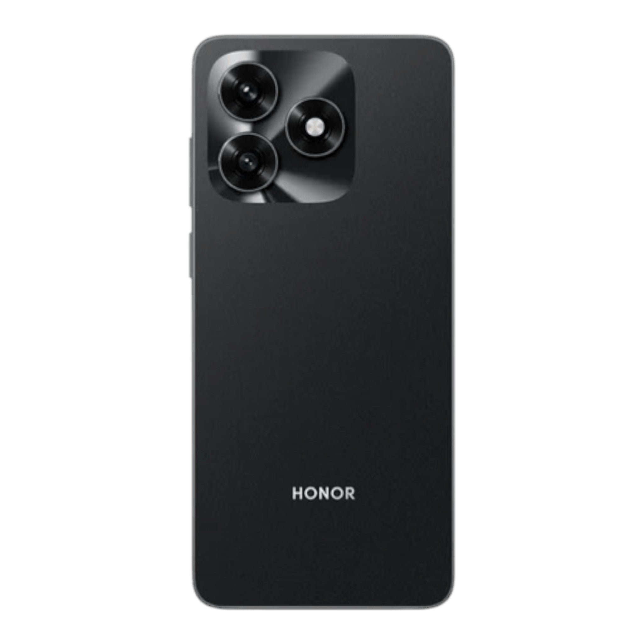 Smartphone Honor X5c Plus de doto.com.mx en color negro con módulo de cámara triple y acabado elegante