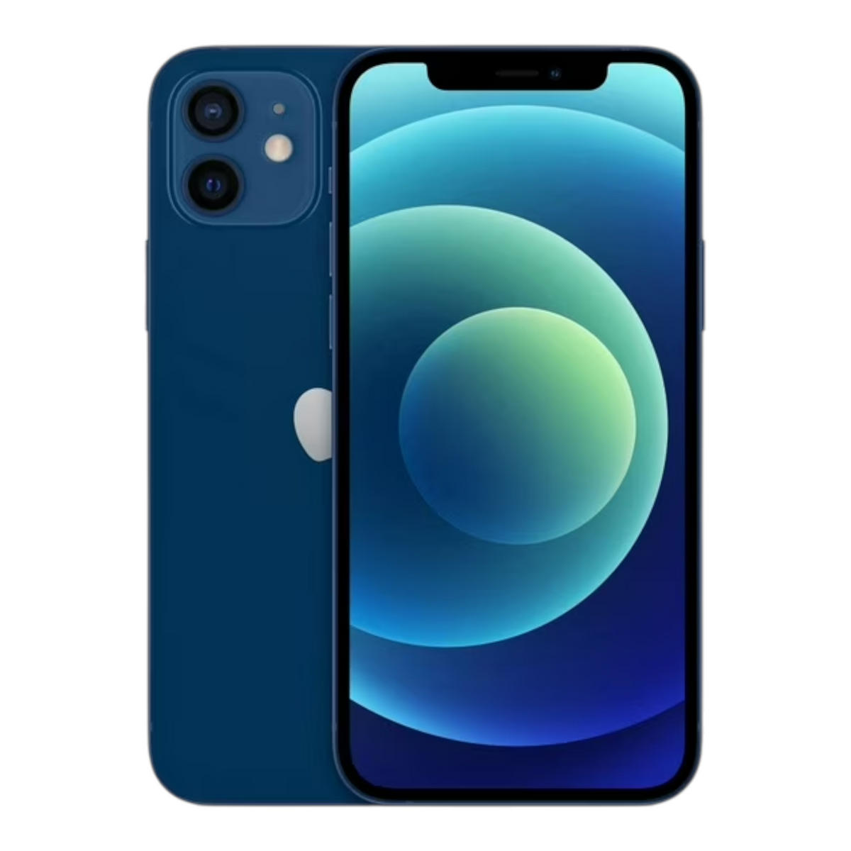 Apple iPhone 12 Mini reacondicionado color azul de doto.com.mx con pantalla Super Retina XDR y sistema de cámara dual