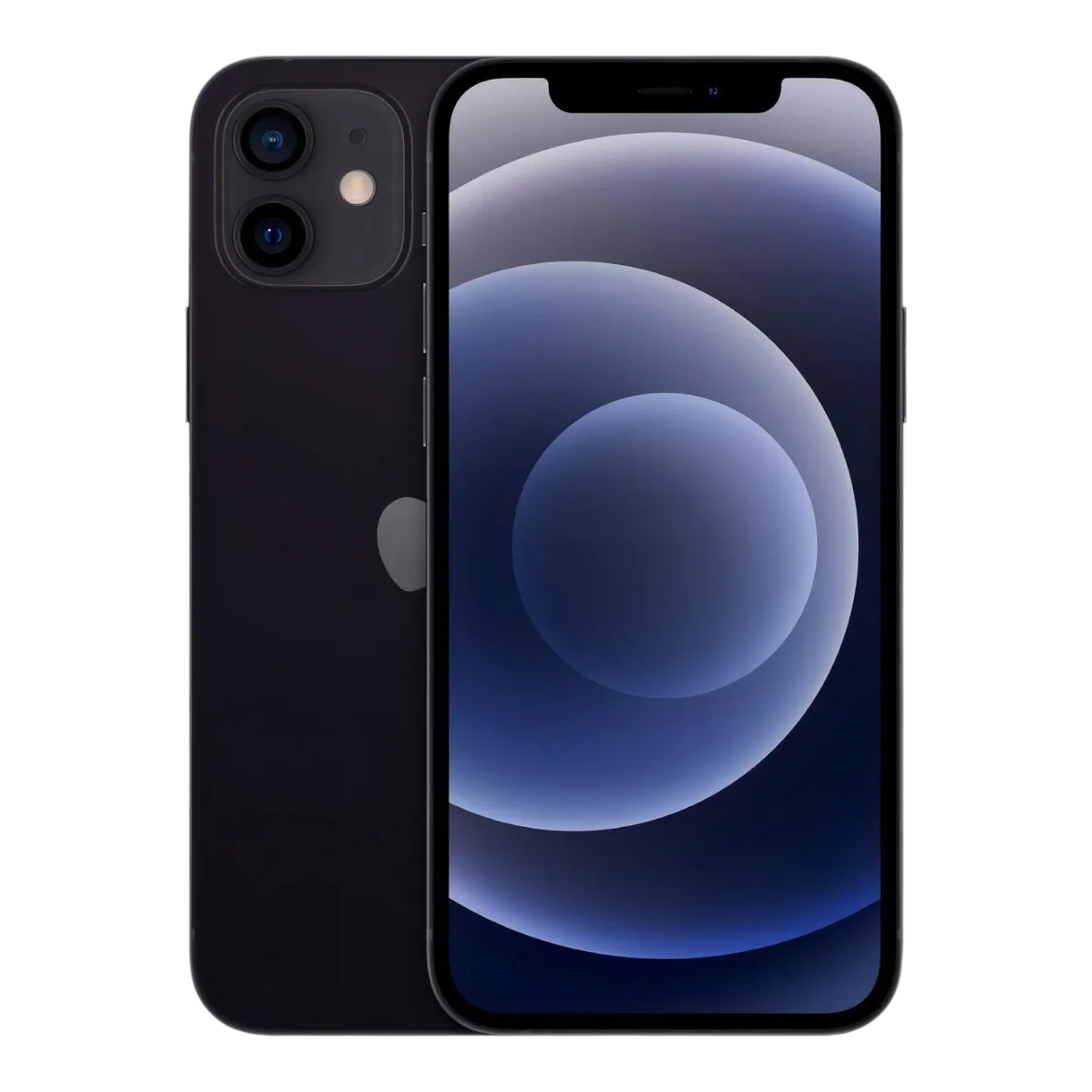 Apple iPhone 12 Mini reacondicionado color negro de doto.com.mx con pantalla Super Retina XDR y sistema de cámara dual