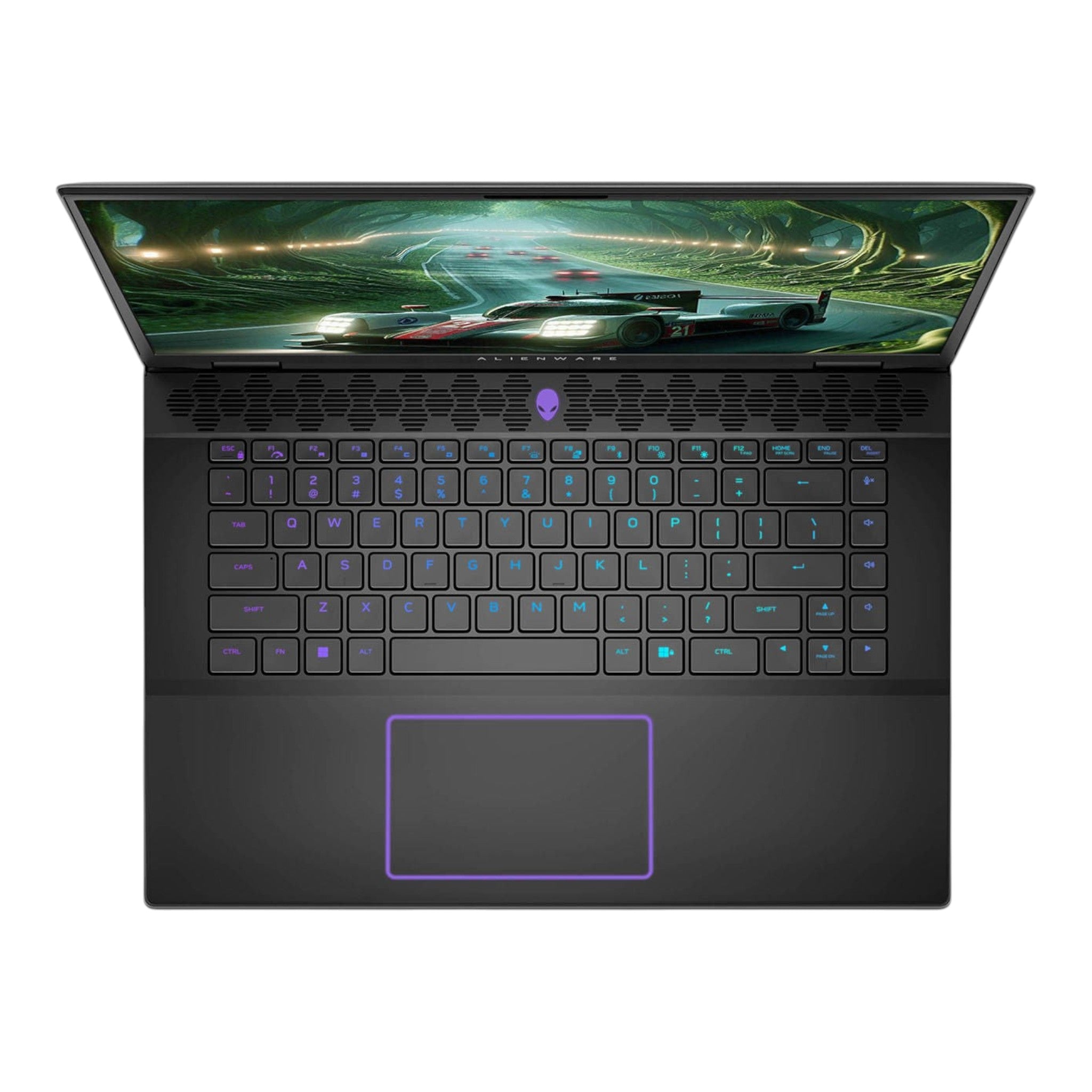 Laptop gaming doto.com.mx Alienware M16 R2 con teclado retroiluminado RGB y pantalla QHD+ de 16 pulgadas