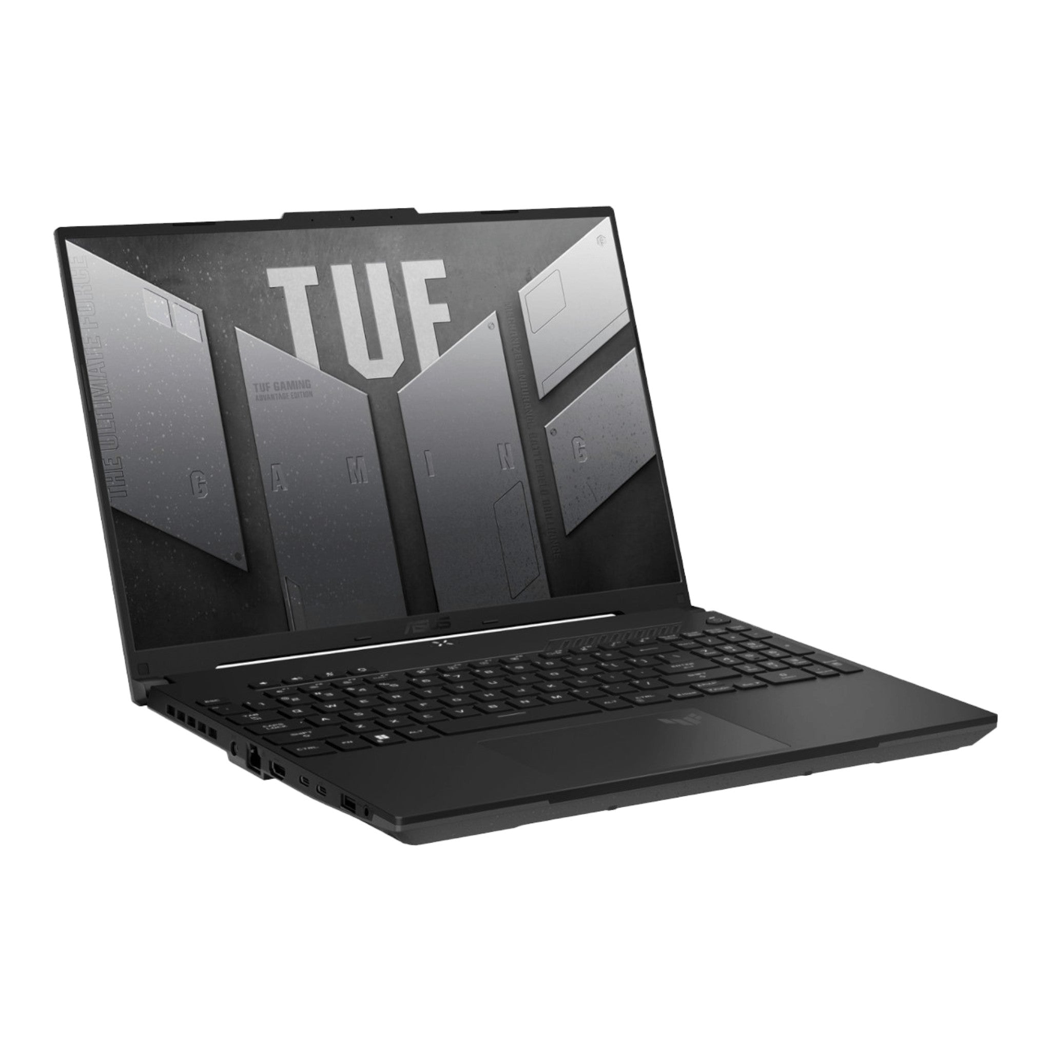 Laptop gaming doto.com.mx Asus TUF A16 color negro con pantalla de alta resolución y teclado retroiluminado