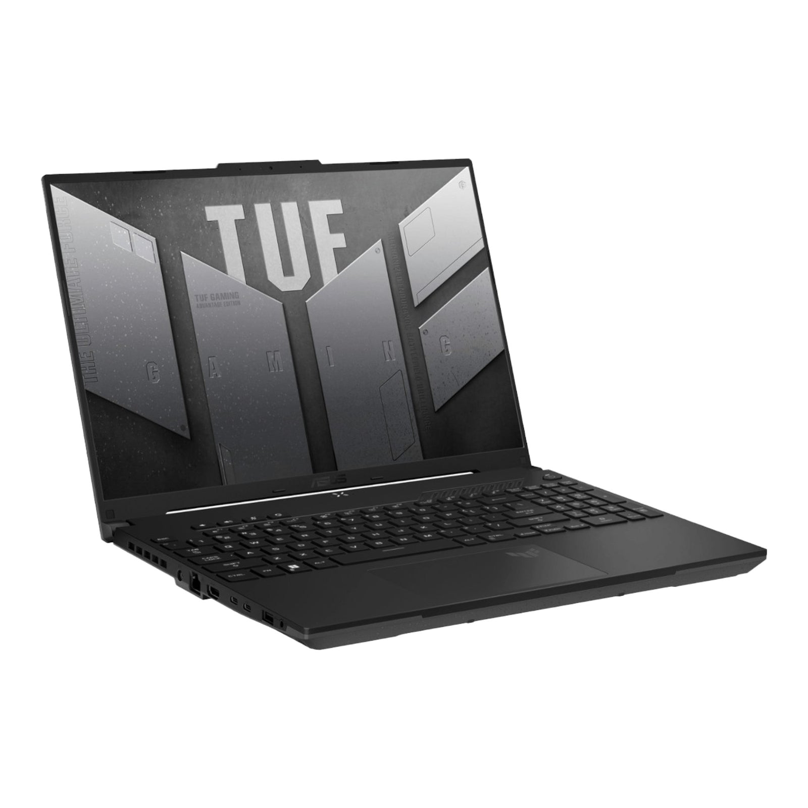 Laptop gaming doto.com.mx Asus TUF A16 color negro con pantalla de alta resolución y teclado retroiluminado