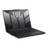 Laptop gaming doto.com.mx Asus TUF A16 color negro con pantalla de alta resolución y teclado retroiluminado