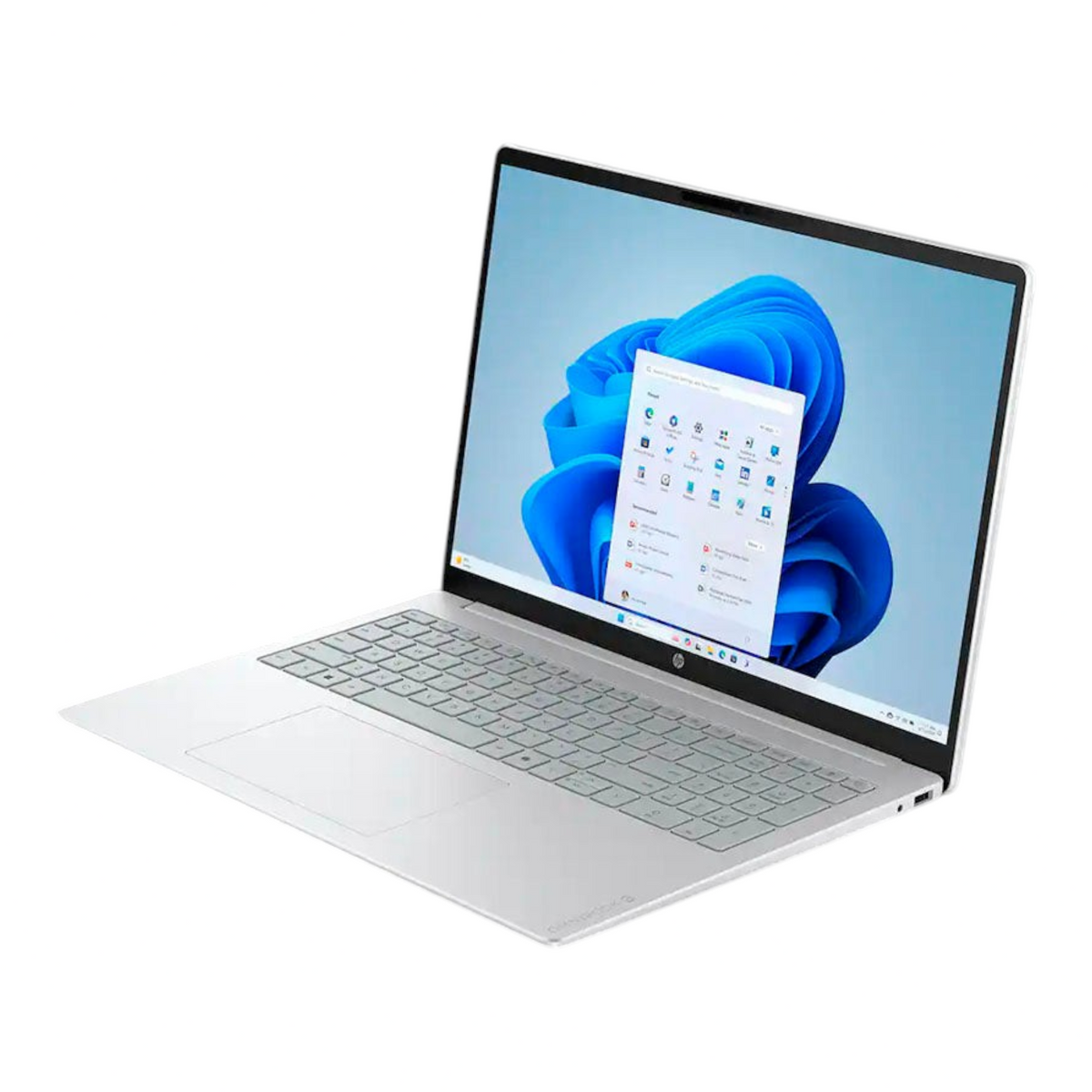 Laptop doto.com.mx HP OmniBook 3 de 16 pulgadas con pantalla táctil 2K, color plata y sistema Windows 11