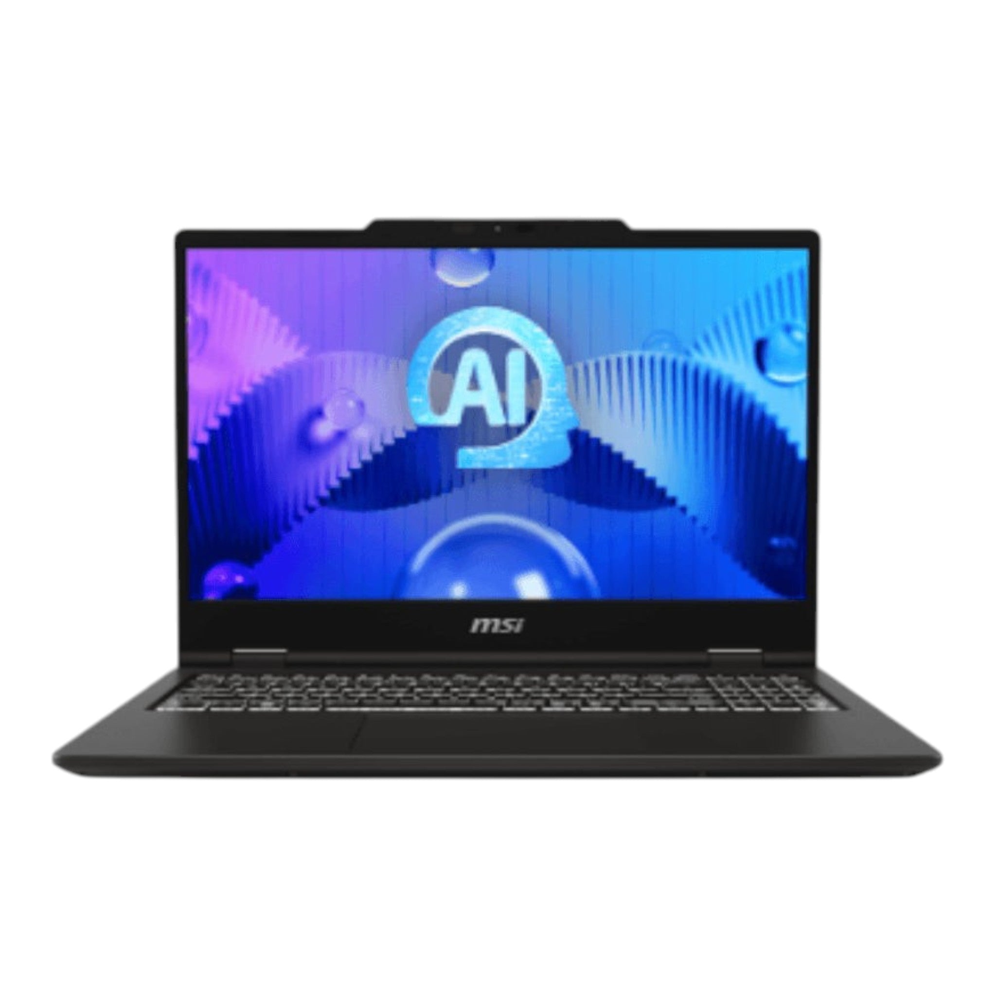 Laptop MSI Venture 15 AI de doto.com.mx con pantalla Full HD de 15.6 pulgadas y diseño elegante en color negro