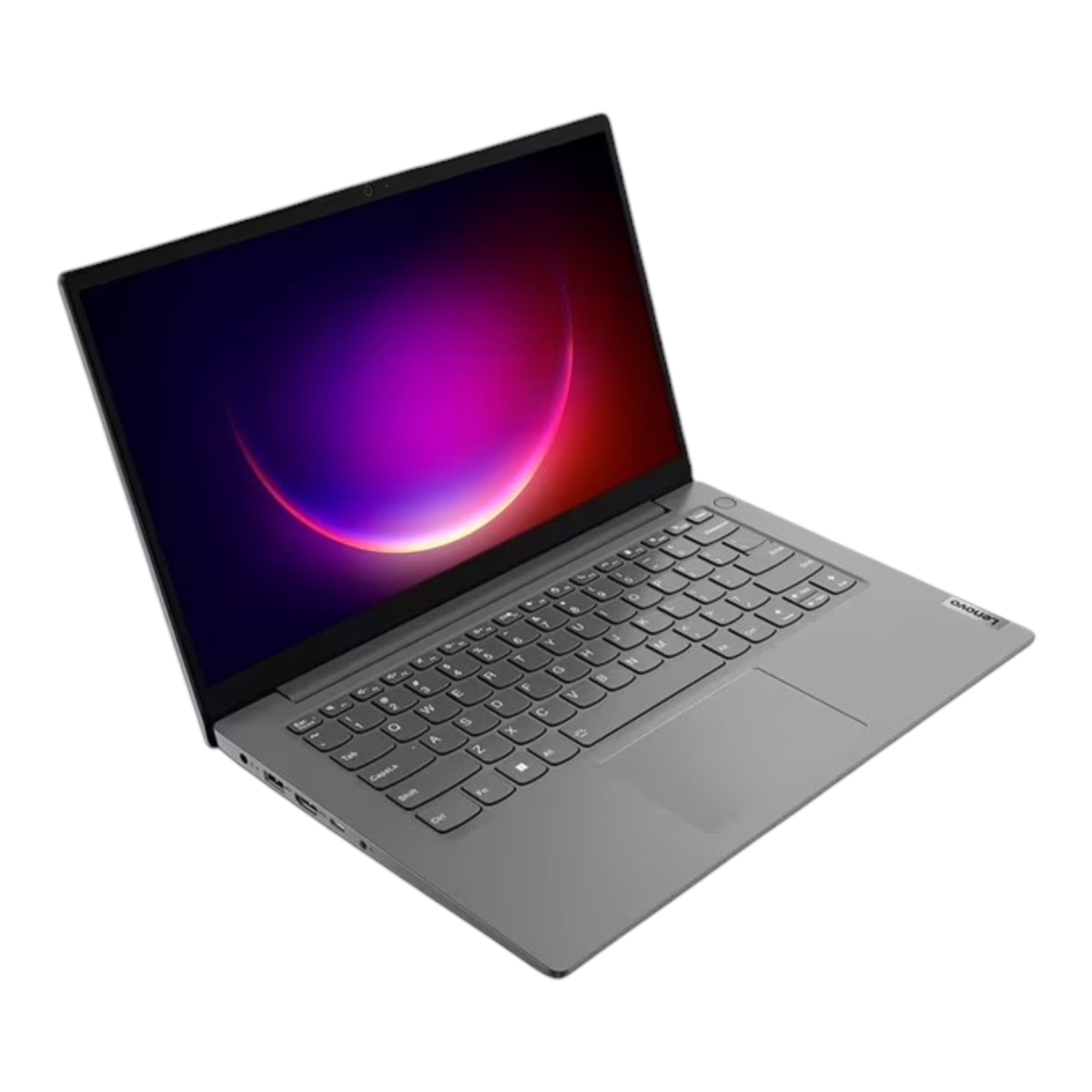 Laptop doto.com.mx Lenovo V14 G4 negra de 14 pulgadas con pantalla FHD, teclado ergonómico y diseño profesional.