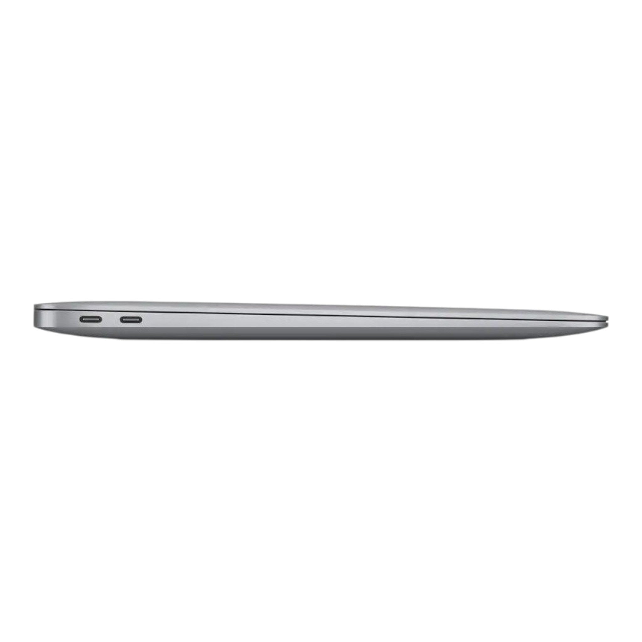 Perfil lateral de Apple MacBook Air M1 reacondicionada en color gris espacial disponible en doto.com.mx