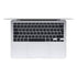 Vista superior del teclado en español de la laptop doto.com.mx Apple MacBook Air M1 plateada con trackpad integrado