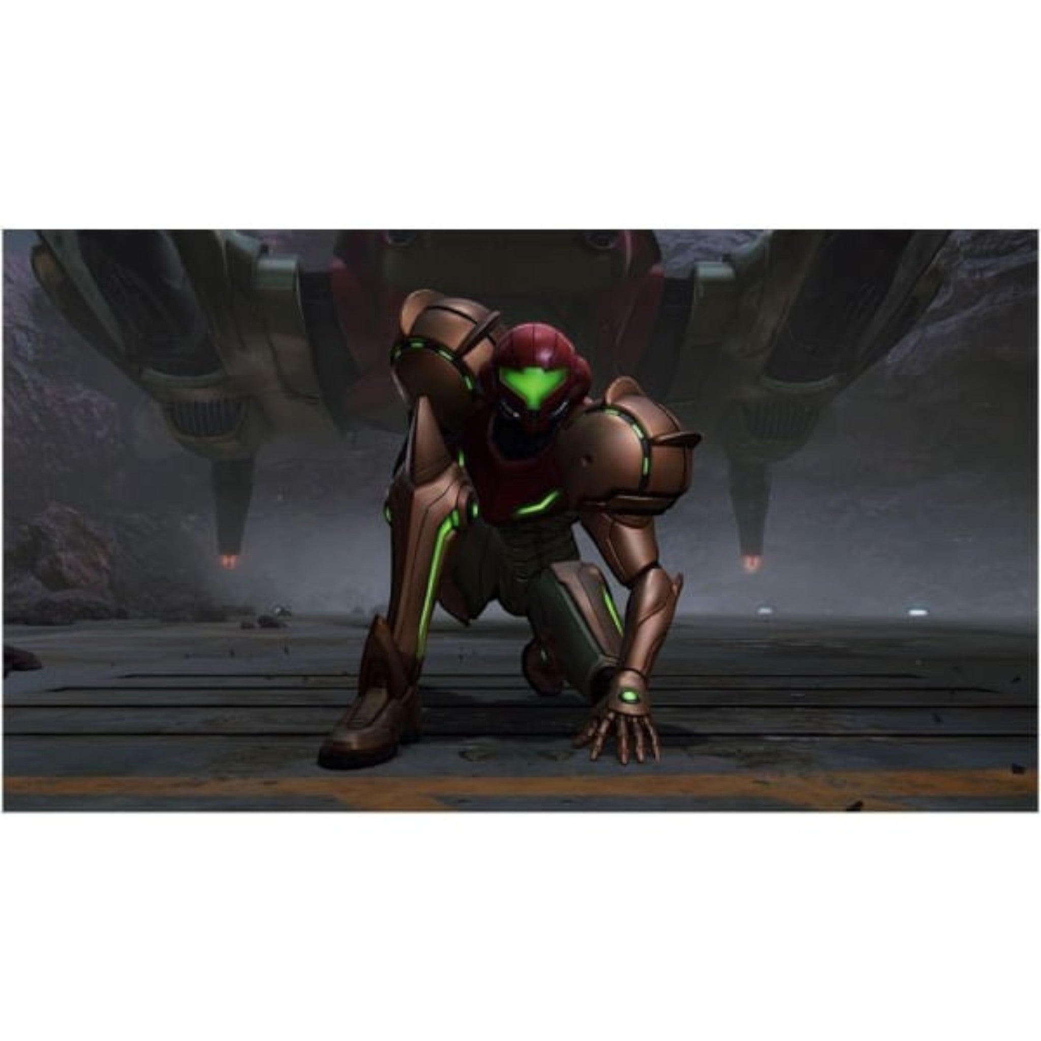 Samus Aran en pose de combate en doto.com.mx para el videojuego Metroid Prime 4: Beyond de Nintendo Switch