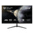 Monitor gamer doto.com.mx Balam Rush Titan 23.8 pulgadas LED FHD 180Hz con diseño negro y soporte estable
