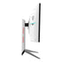 Monitor gamer curvo doto.com.mx Balam Rush Extreme Earth Pro de 34 pulgadas en color blanco, vista lateral