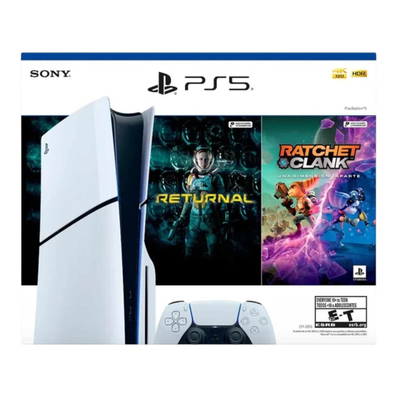 Consola doto.com.mx PlayStation 5 Slim 1TB con juegos Returnal y Ratchet and Clank en caja original