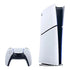 Consola doto.com.mx PlayStation 5 Slim blanca de 1TB con mando DualSense inalámbrico en fondo blanco