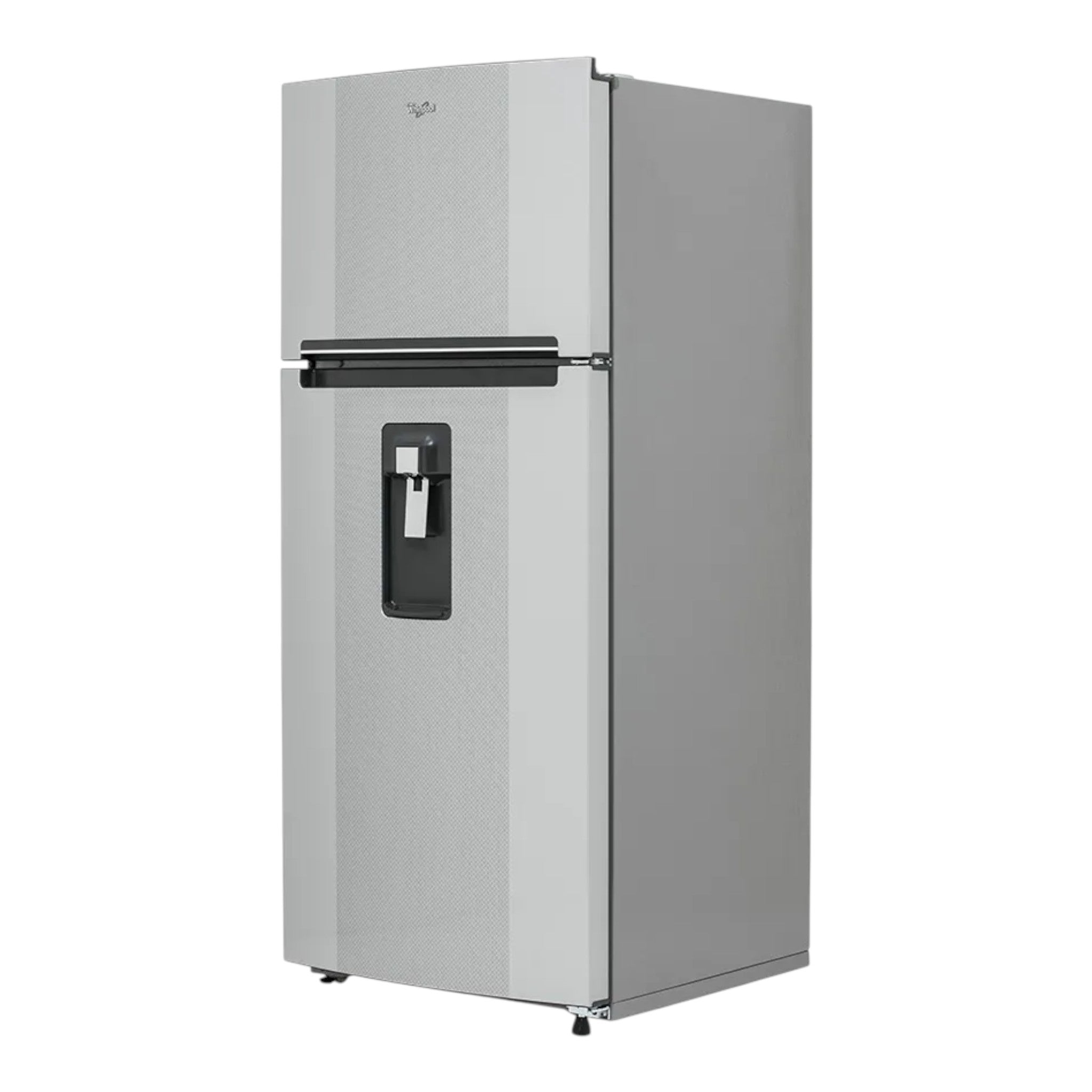 Refrigerador Whirlpool Top Mount dúo tono de 16.5 pies con dispensador de agua en doto.com.mx