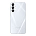 Parte trasera del smartphone doto.com.mx Samsung Galaxy A16 5G en color blanco con sistema de triple cámara