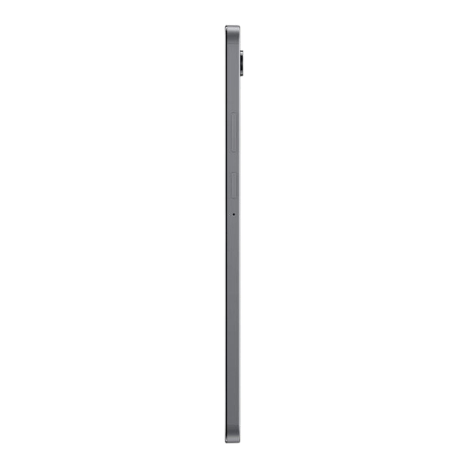 Vista lateral de la tablet Samsung Galaxy Tab A11 de doto.com.mx con diseño delgado y acabado en color gris oscuro