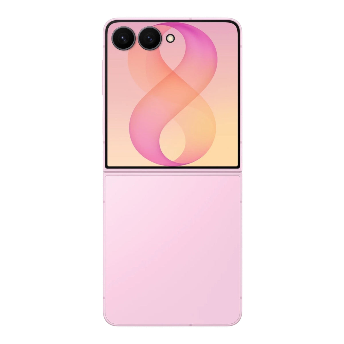 Smartphone plegable Samsung Galaxy Z Flip8 color rosa con pantalla exterior y doble cámara, disponible en doto.com.mx