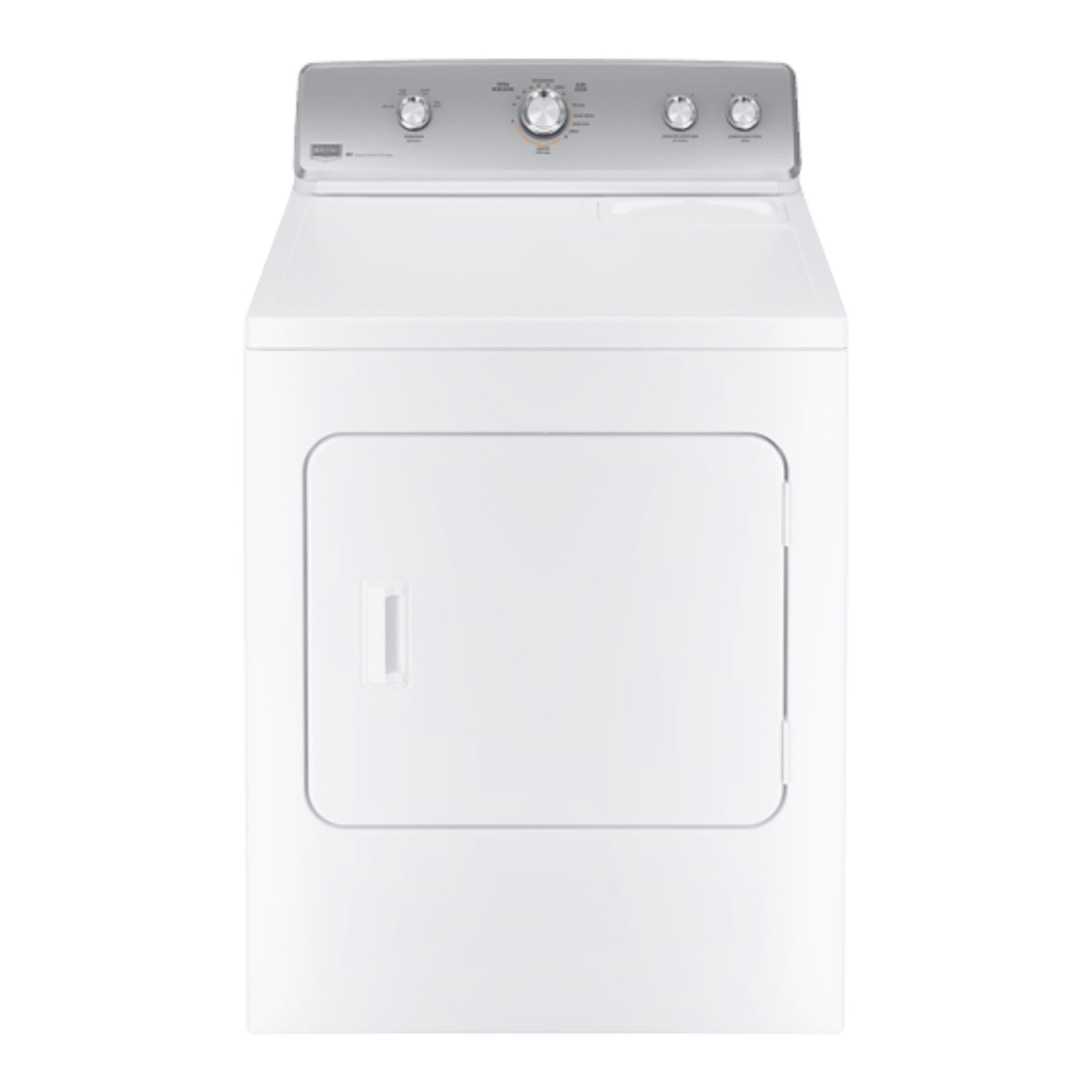 Secadora de gas doto.com.mx de carga superior en color blanco con panel de control superior y múltiples ciclos