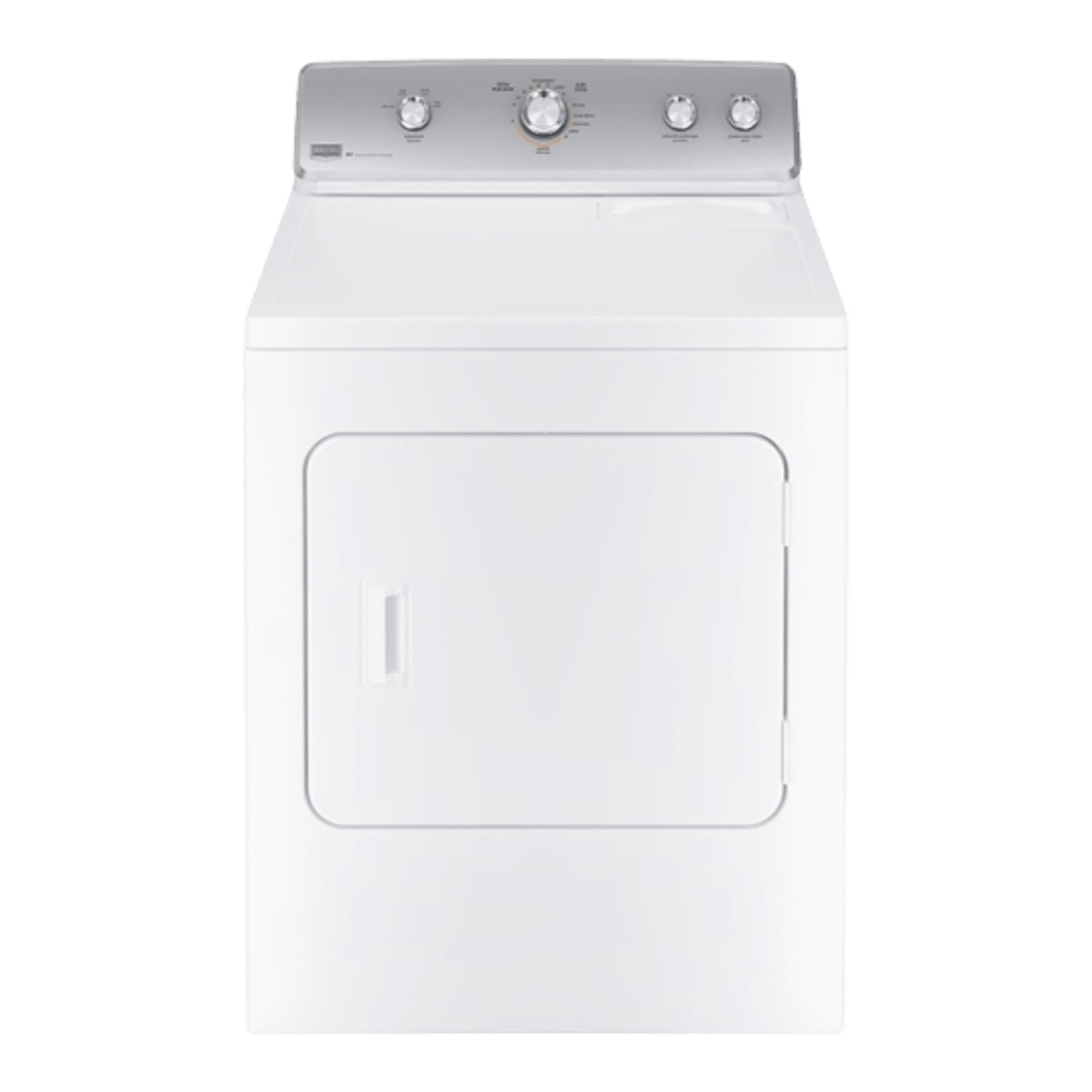 Secadora de gas doto.com.mx de carga superior en color blanco con panel de control superior y múltiples ciclos