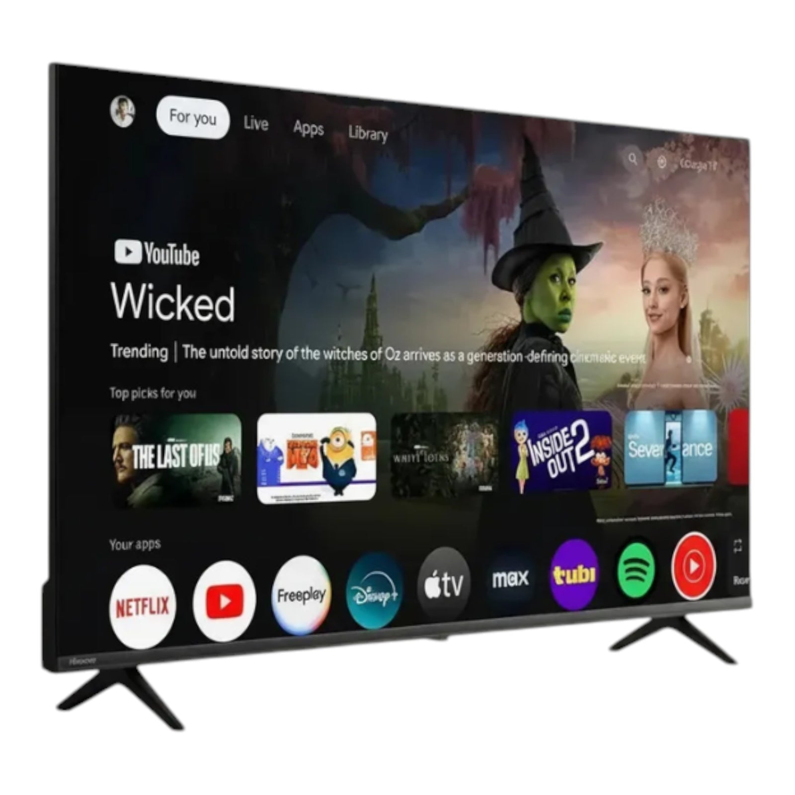 Smart TV Hisense 32H40G de 32 pulgadas con Google TV y pantalla LED HD, disponible en doto.com.mx