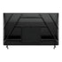 Vista trasera de la Smart TV doto.com.mx Hyundai QLED FHD con diseño negro elegante y soportes laterales