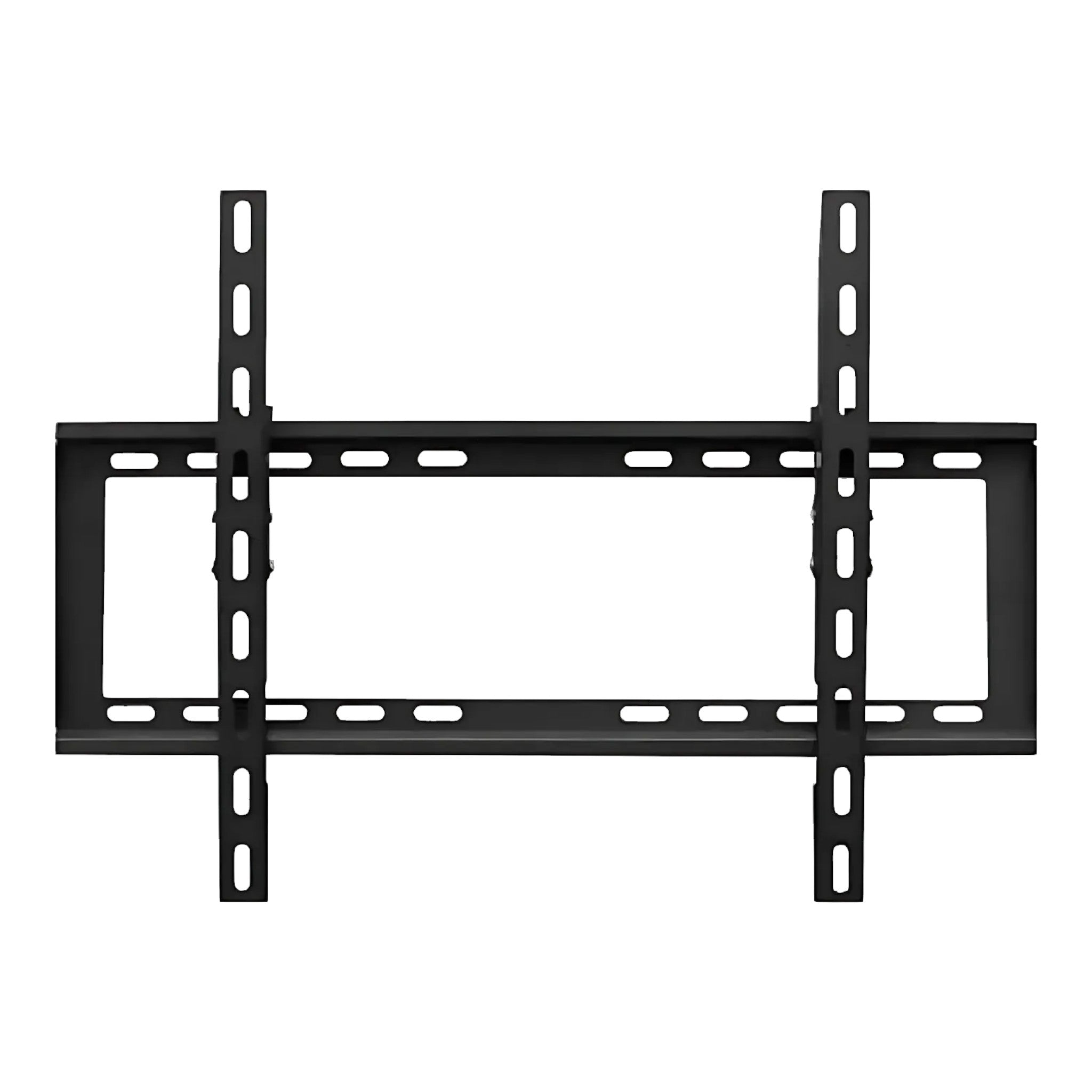 Soporte fijo para pantalla doto.com.mx de 32 a 90 pulgadas, fabricado en metal resistente de color negro.