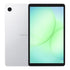 Tablet Samsung Galaxy Tab A11 de 8.7 pulgadas en color plata, vista frontal y trasera, disponible en doto.com.mx