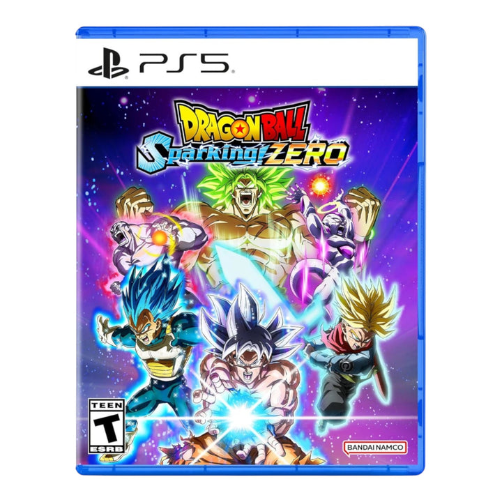 Portada del videojuego Dragon Ball Sparking ZERO para PlayStation 5 disponible en doto.com.mx con personajes icónicos